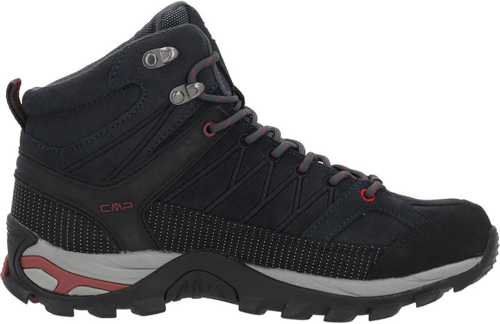 CMP Herren Rigel Mid Shoe Wp Trekking-& Wanderstiefel 39 EU Asphalt Syrah, 39 EU Asphalt Syrah