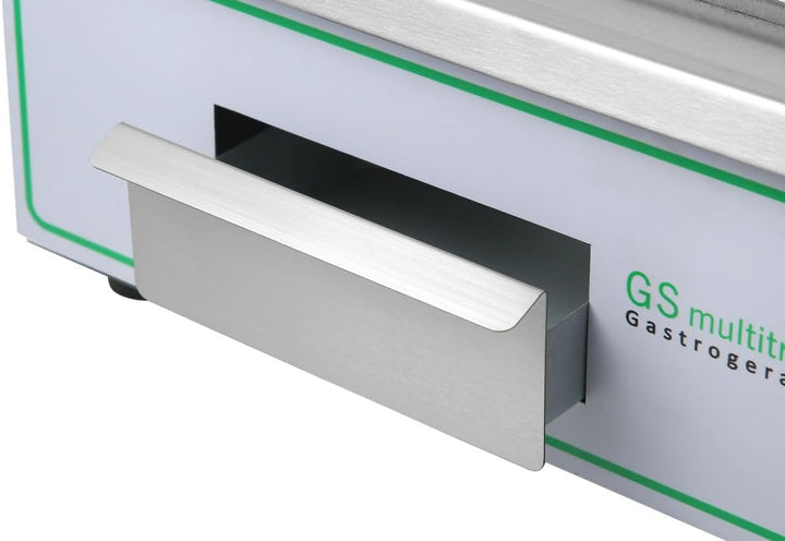 Grillplatte Elektrogrill, GS Multitrade für gleichmässig gegrilltes Fleisch. Aus Edelstahl mit glatt