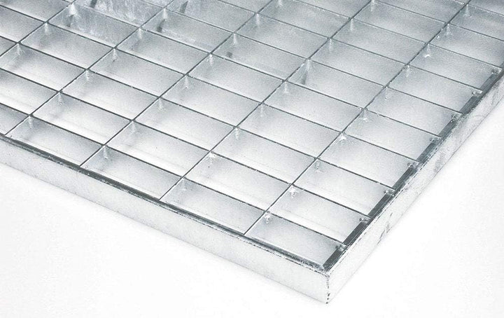 ID matt 4060 _ L Gitter Metall Teppich Fussmatte Stahl verzinkt grau 60 x 40 x 2 cm