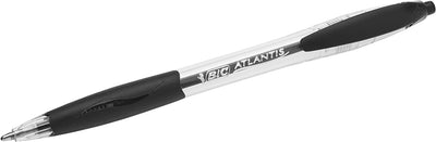 BIC 920287 Kugelschreiber "ATLANTIS Classic" 0.32 mm, 36 Stück, schwarz, schwarz