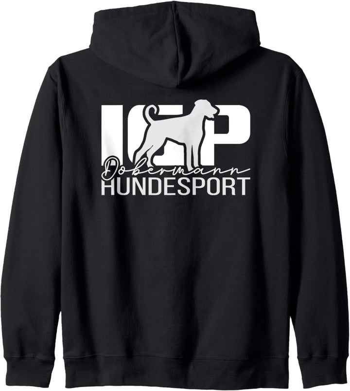 Dobermann IGP Hundesport Hund Hunde IPO Prüfung Hunde Kapuzenjacke