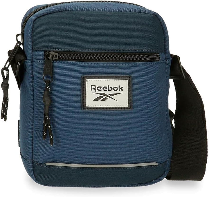 Reebok Dexter Medium Umhängetasche Blau 17x22x6 cm Polyester Bandolera mediana Blau, Bandolera media