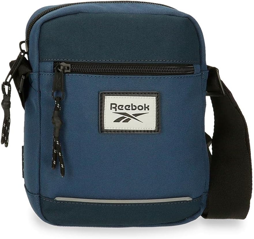 Reebok Dexter Medium Umhängetasche Blau 17x22x6 cm Polyester Bandolera mediana Blau, Bandolera media