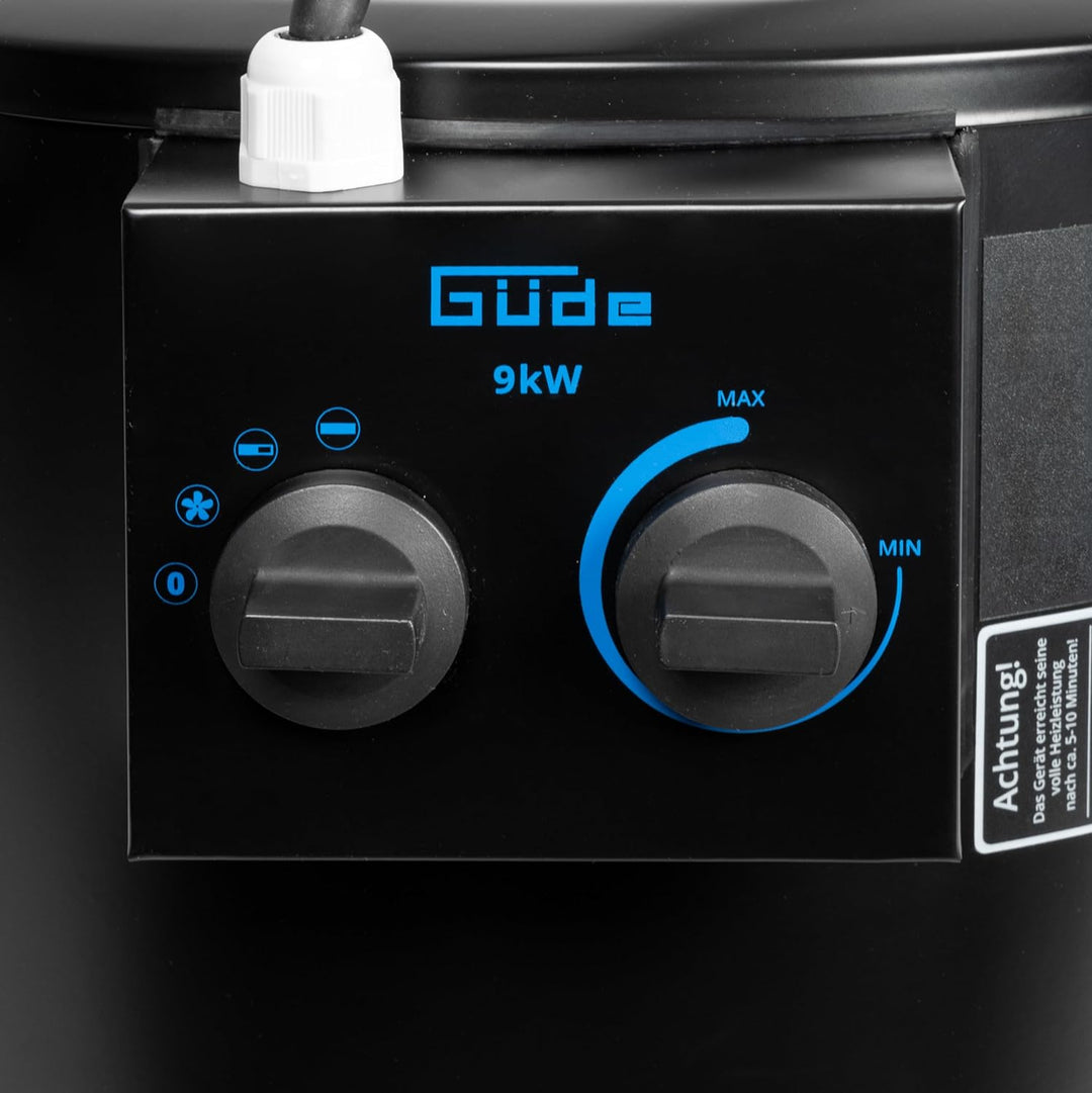 Güde ElektroheizerGH 9 E 400 V, 4,5-9 kW, 85104, Blau