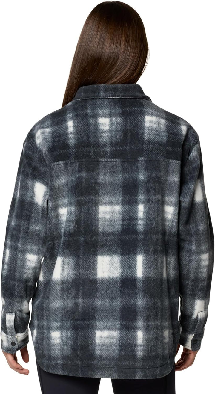 Columbia Damen Benton Springs Shirt-Jacke, Chalk Omblur Tonal XS Benton Springs Shirt Jacket 2