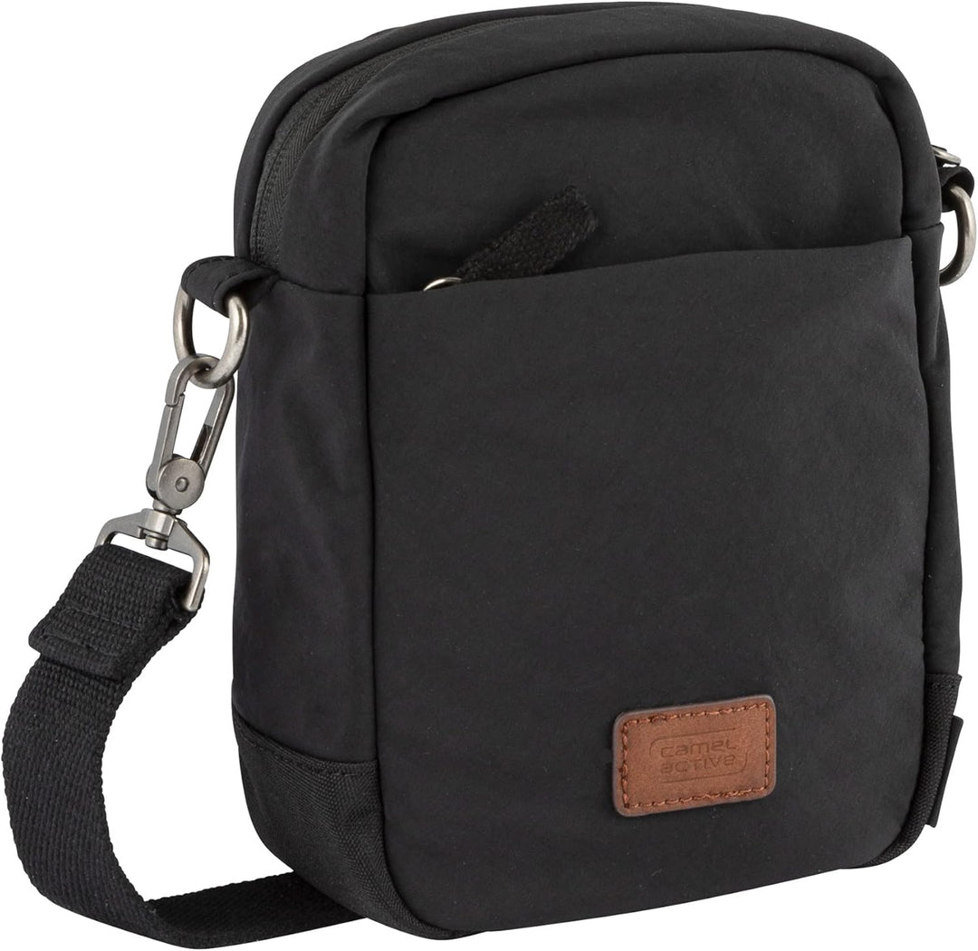 camel active bags City Herren Umhängetasche Messenger Bag 15,5x7x20 Schwarz, 15,5x7x20 Schwarz