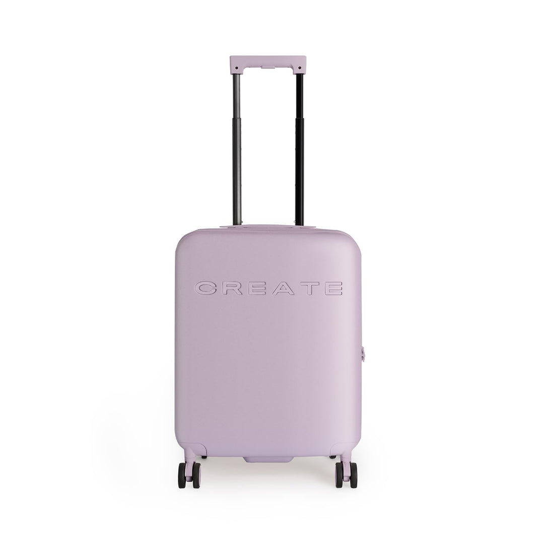 CREATE / Luggage Studio/Faltbarer Polykarbonat-Hartschalenkoffer Violett / 39x23x54cm / TSA-Vorhänge
