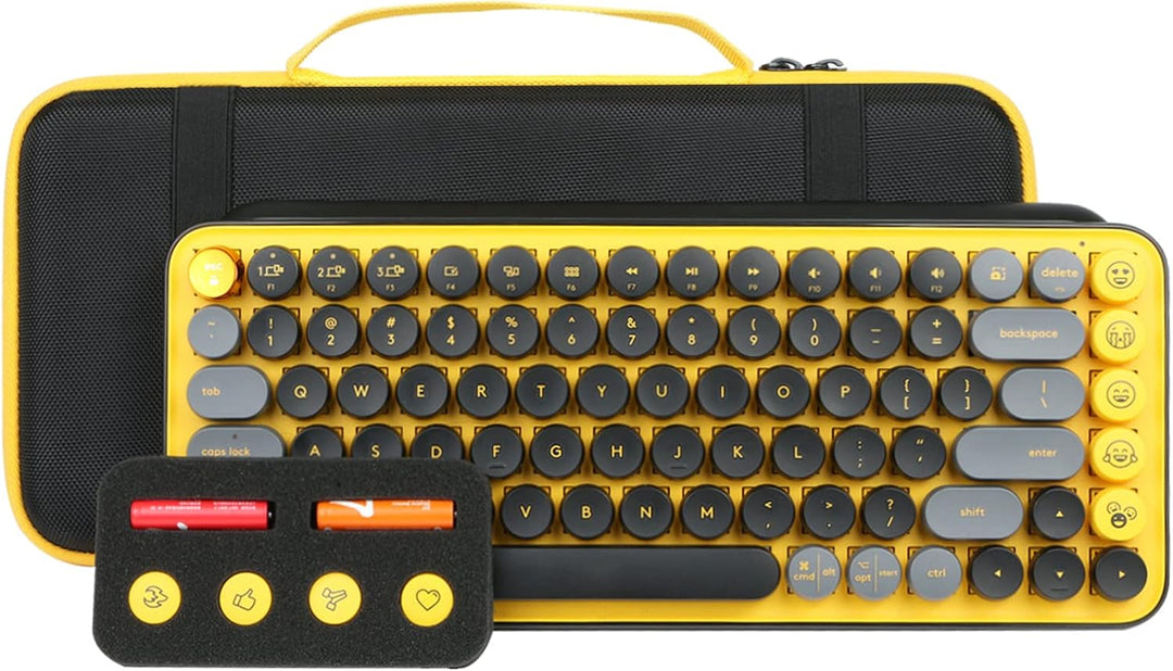 co2CREA case Harte reiseschutzhülle Etui Tasche für Logitech POP Keys/POP ICON Keys Mechanische kabe