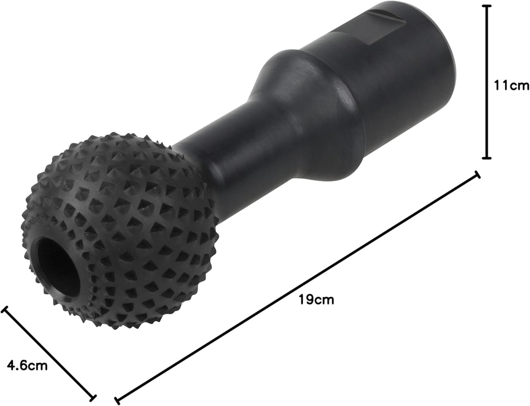 wolfcraft Kugelraspel für Winkelschleifer I 4386000 I Für das Raspeln von Vertiefungen und Konturen