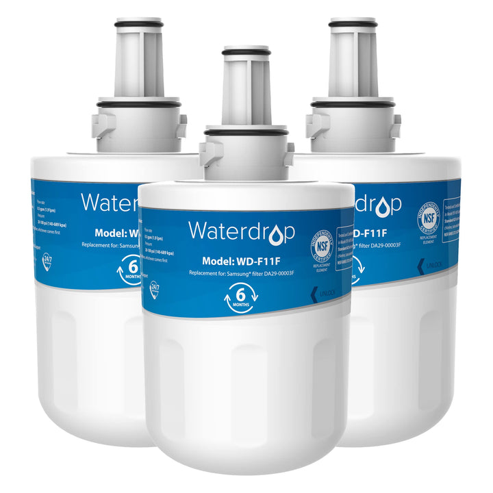 Waterdrop DA29-00003F Kühlschrank-Wasserfilter, Ersatz für mit Samsung Aqua Pure Plus DA29-00003F, H