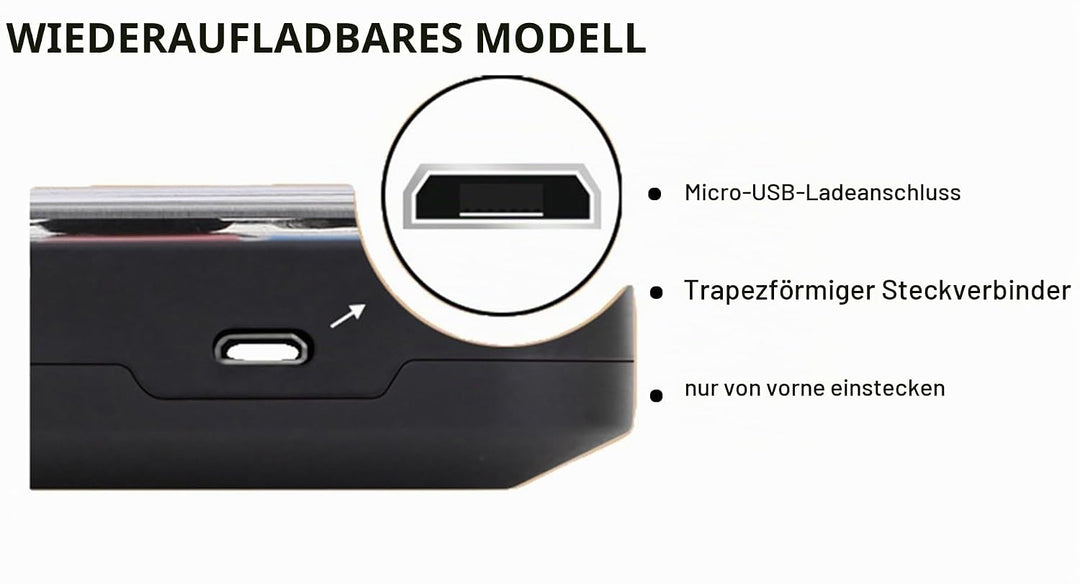 Wiederaufladbare Küchenwaage mit zwei Gewichtsplattformen 12 Wägeeinheiten Display mit klarer Hinter