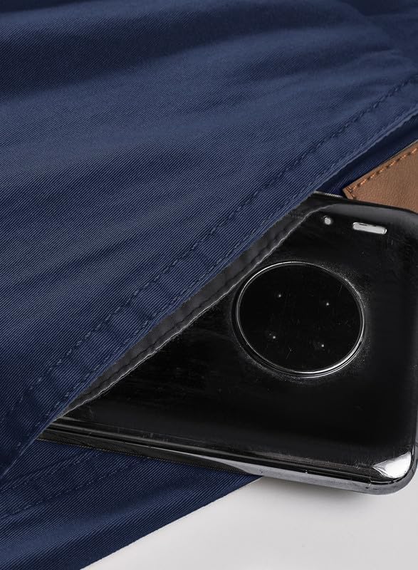 Cargohose Herren Chino Hose mit 6 Taschen Cargo Hose Stretch Jogginghose für Männer mit Bundgummi El