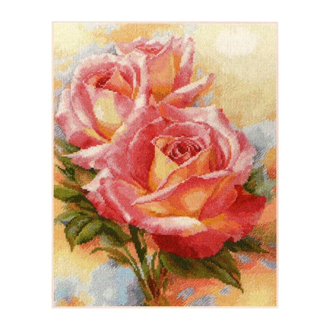 Alisa Borduurpakket Roze Rozen 2-31