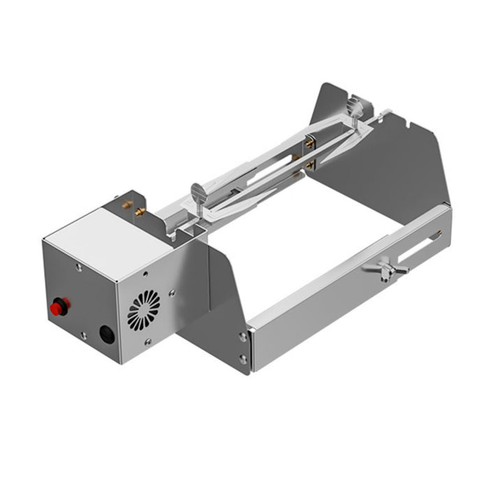 Nimomo Elektrische Grillspiesse, Rollender BBQ automatisch rotierender Rollgrillkorb-Ladeanschluss (