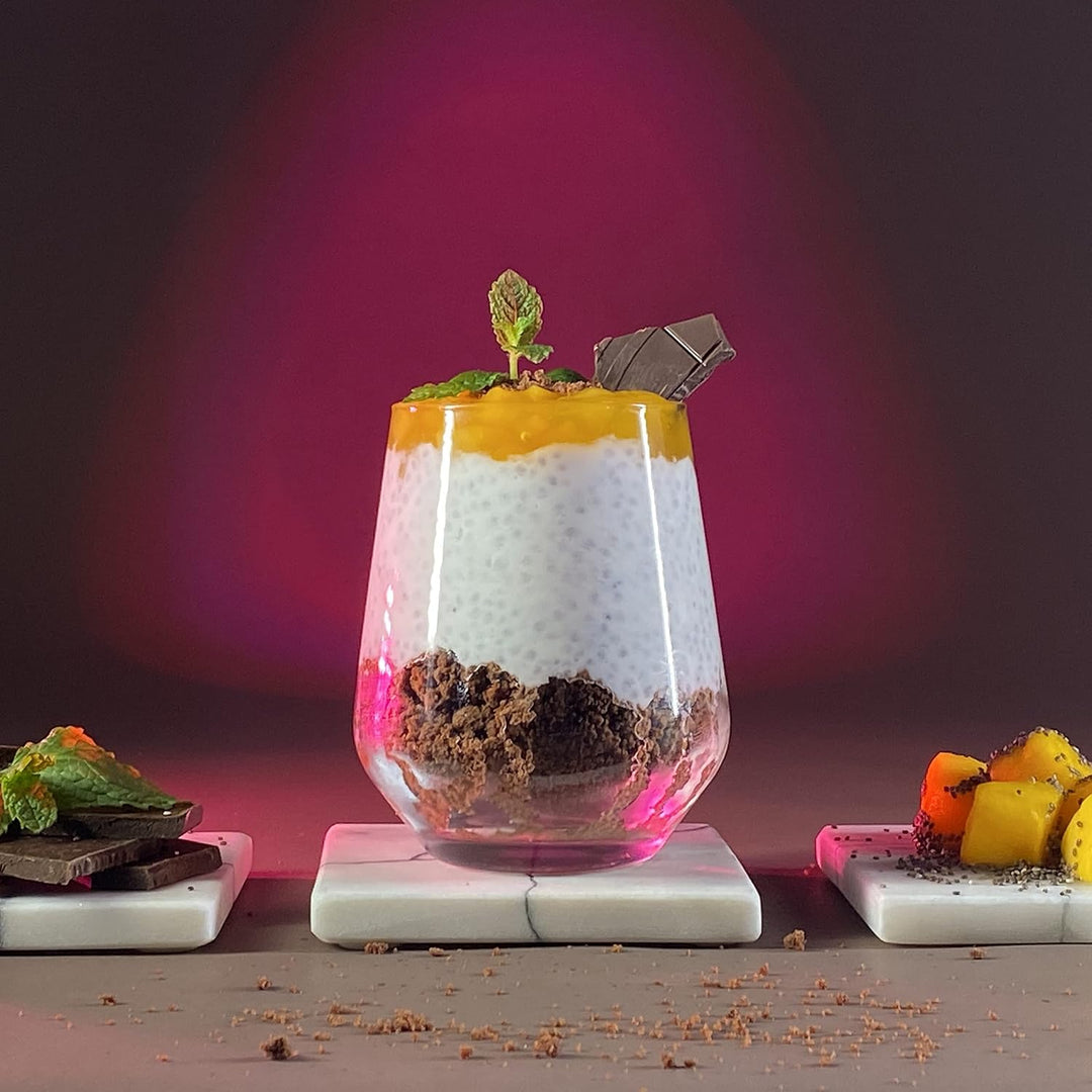 KIAPPO Trinkgläser | Set mit 6 Gläsern Splendor Wassergläser | modernes Design für Wasser und kalte