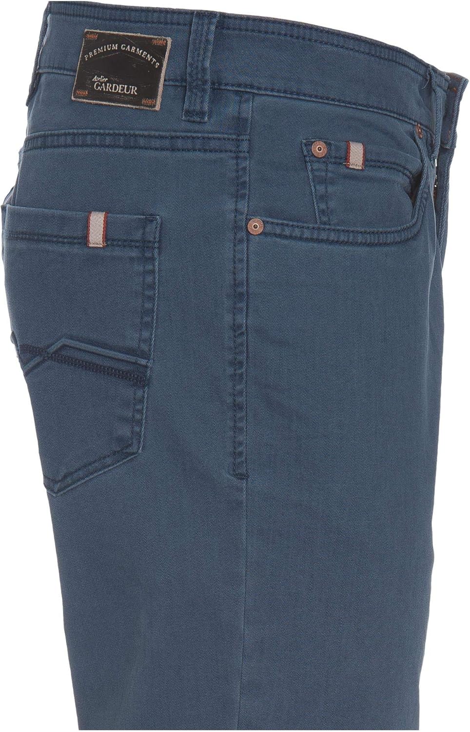 Atelier GARDEUR Herren Batu Jeans 34W / 34L Mittelblau 66, 34W / 34L Mittelblau 66