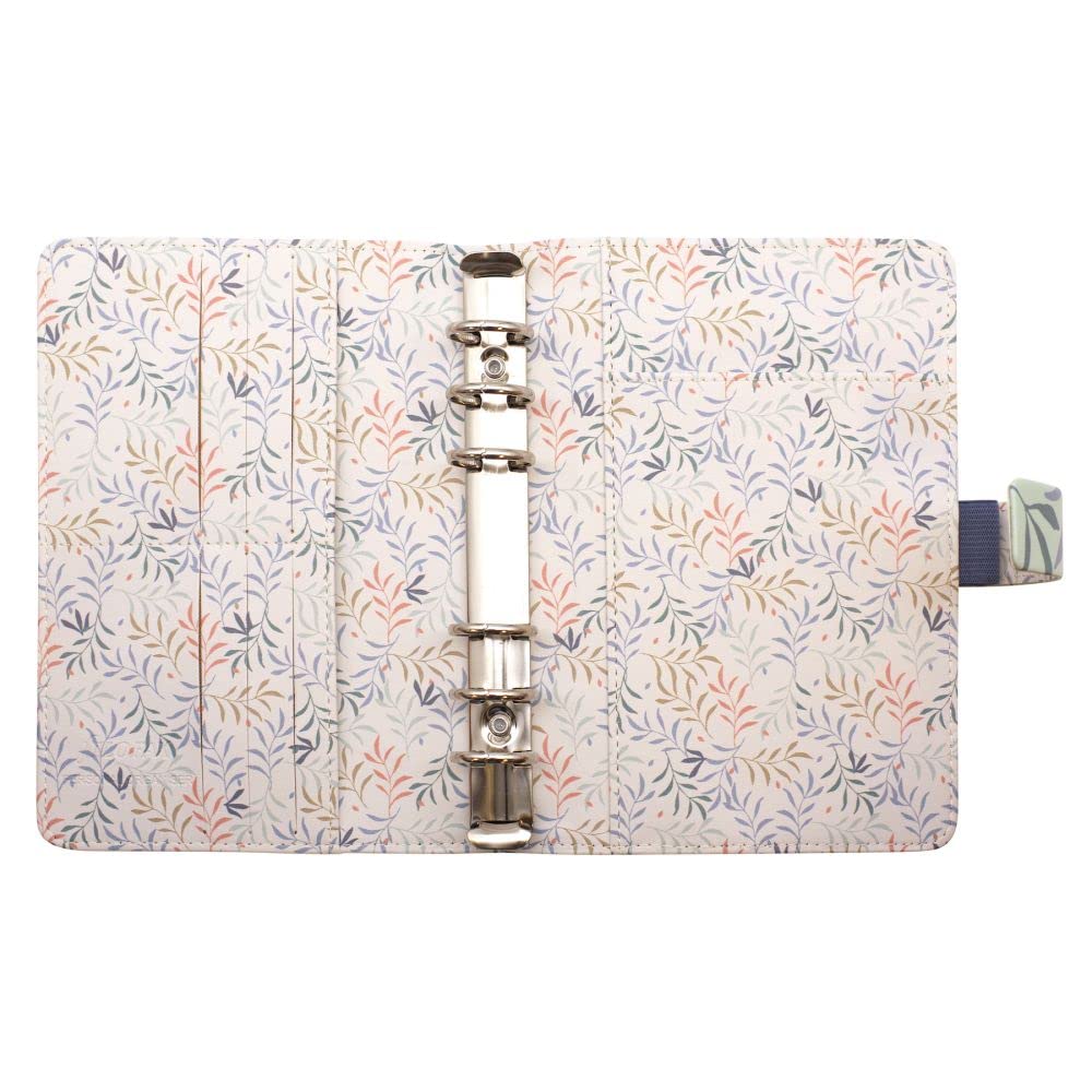 Filofax Botanical Personal Organiser Blue, Blue