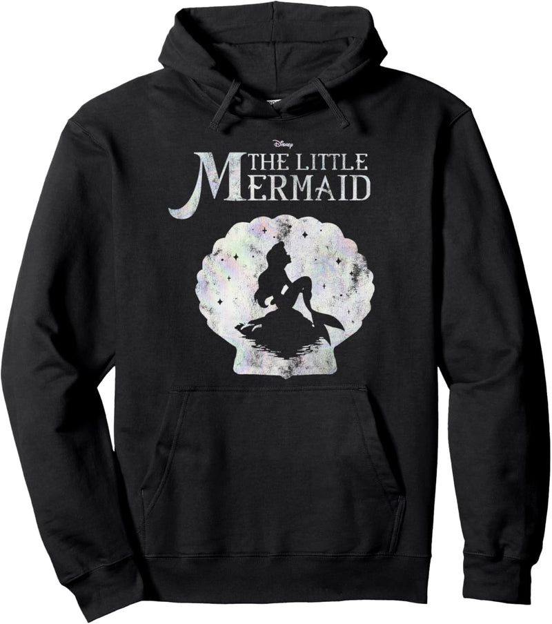 Disney The Little Mermaid Ariel Seashell Silhouette C1 Pullover Hoodie