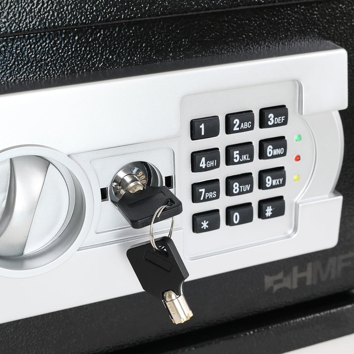 HMF Safe Tresor für Zuhause, Hotel oder Büro, Möbeltresor mit Zahlenschloss für DIN A5 Dokumente | 3