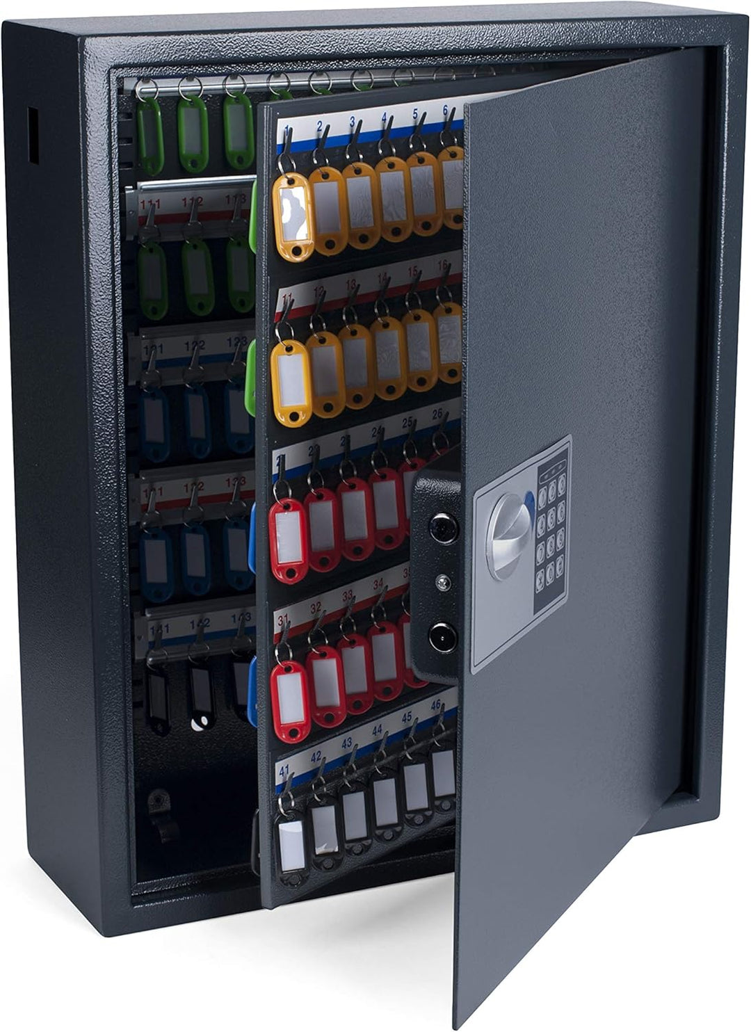 Unbekannt Pavo 8002719 Schlüssel Kasten/Schrank/Tresor, 150 Haken mit seitlichem Schlüsseleinwurf, m