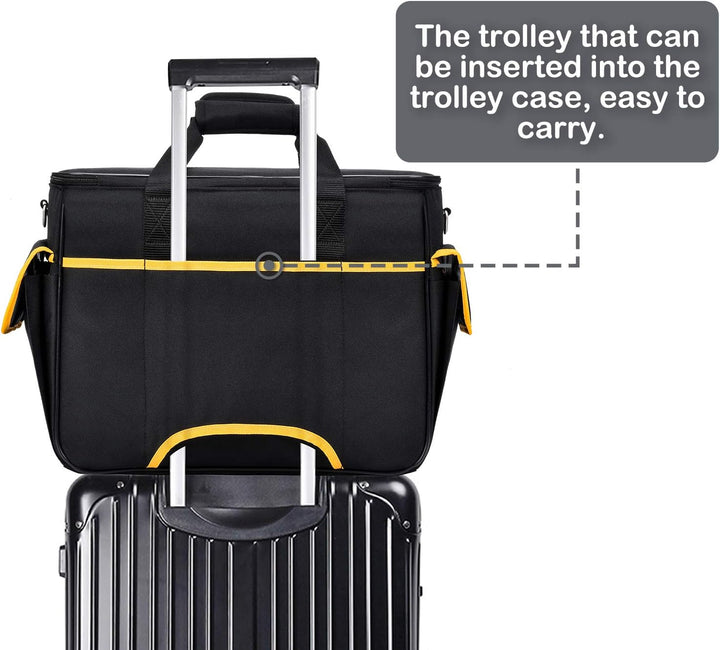 cab55 Nähmaschinenkoffer, Nähmaschinen-Tragetasche mit abnehmbarem Polsterpolster, Tragetasche für N