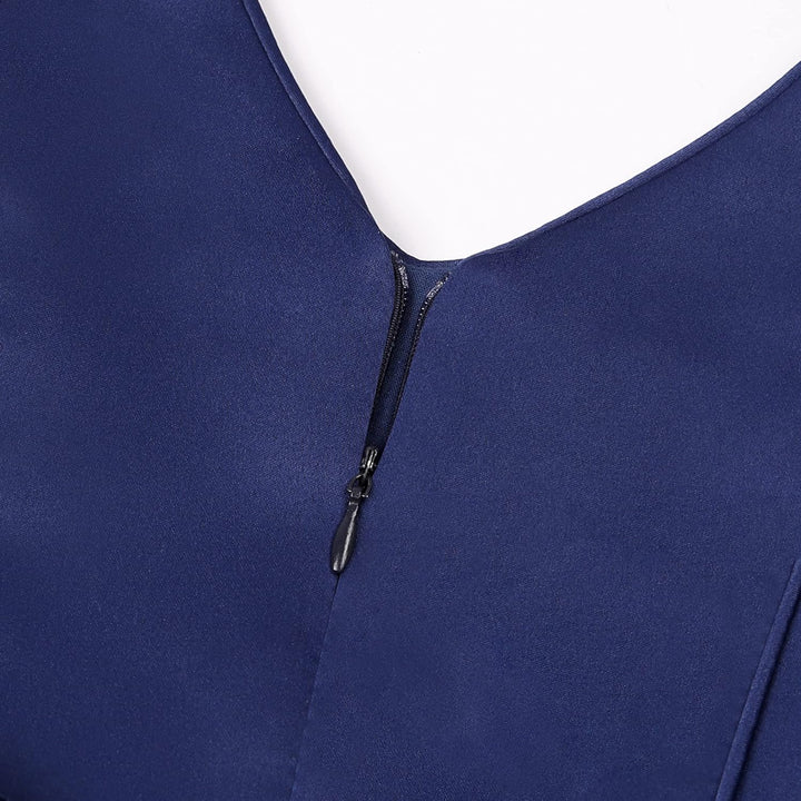 BUNNY LULU Mädchen Kleid mit schräger Schulter, Brautjungfer, Hochzeit, Prinzessin, Kinder, Schleife