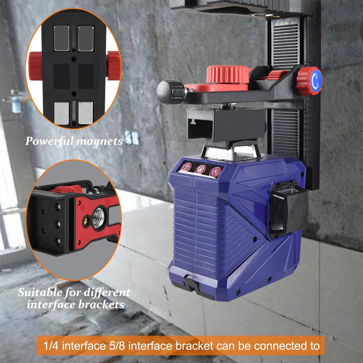 Laser Halterung, Laser Halterung Multifunktional, Laser Stativ Stark Magnetisch Einstellbar, für Bos