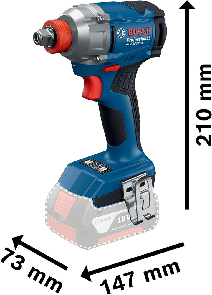 Bosch PRO 18V System Combo-Kit: GSR 18V-65, GDX 18V-285, GKS 18V-57, GOP 18V-34, GST 18V-125 S, 2x G