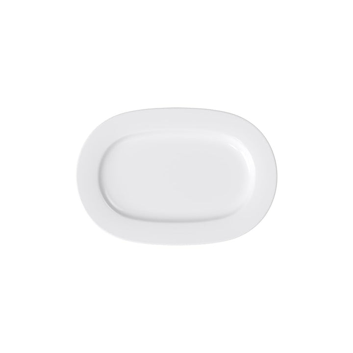 Villeroy & Boch 10-4545-2940 Anmut Platte oval (2), Porzellan, Weiss, 44.5 x 33.2 x 4 cm, 1 Einheite
