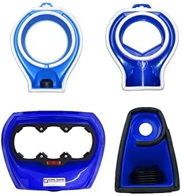 Karl Dahm® Dust Butler Set 4-teilig – Absaughauben für staubarmes Bohren Ø 18/82 / 3×82/162 mm – Tro