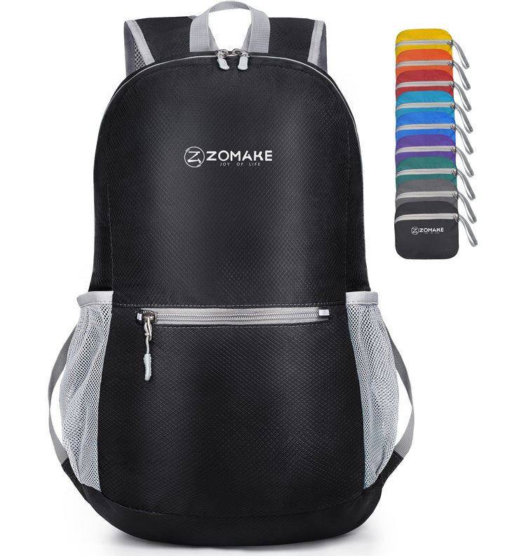 ZOMAKE Ultraleicht Faltbarer Rucksack Packbare Backpacks 20 L, Kleiner Faltbar Rucksäcke Wanderrucks