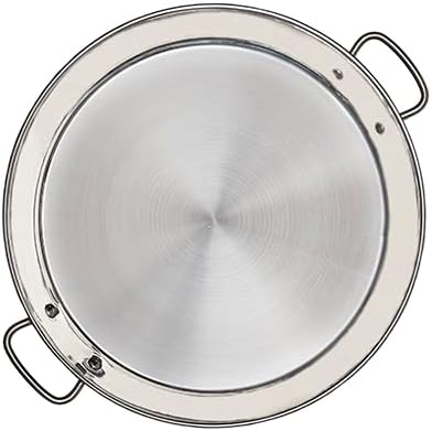 Guison Edelstahl-Bratpfanne mit Sandwichboden, silber, 40 cm Diametro 40 cm