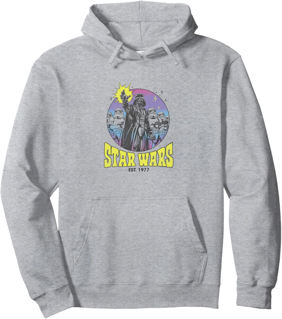 Star Wars Darth Vadar Storm Troopers Color Circle Pullover Hoodie