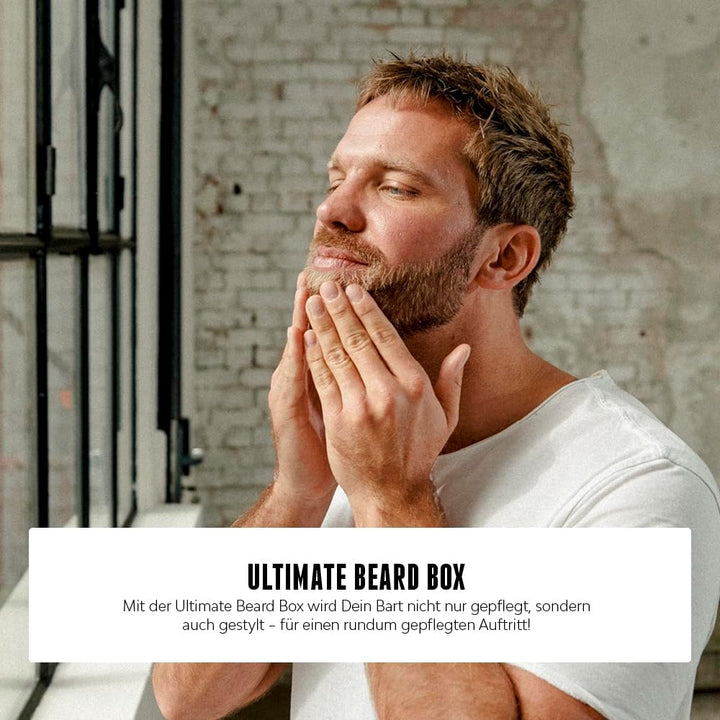 Ultimate Beard Box · Brooklyn Soap Company · Hochwertiges Bartpflege Set inkl. Bartöl, Bartshampoo,