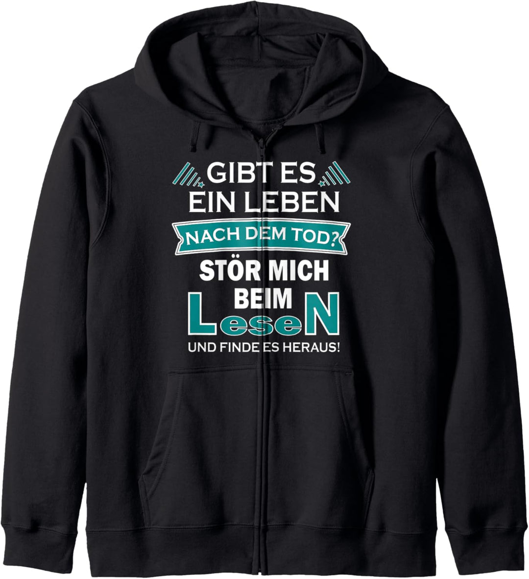 Stör Mich Nicht Beim Lesen Bücher Sucht Bücherwurm Leseratte Kapuzenjacke