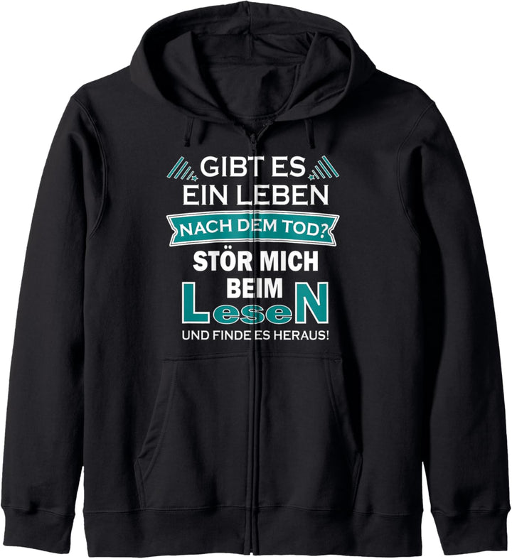 Stör Mich Nicht Beim Lesen Bücher Sucht Bücherwurm Leseratte Kapuzenjacke