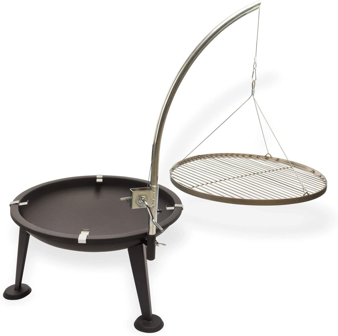 Schwenkgrill 3-Bein Rundgrill Holzkohlegrill Barbecue BBQ Grill Ø 55 cm "Oregon"