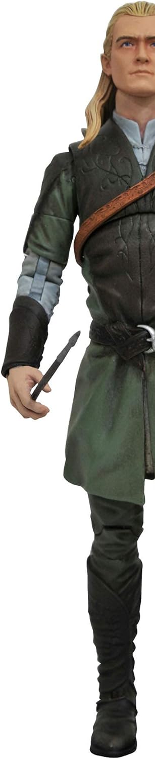 Diamond Select Toys FEB208569 Dwarf,Elf Legolas Action Figur 18Cm, Mehrfarbig