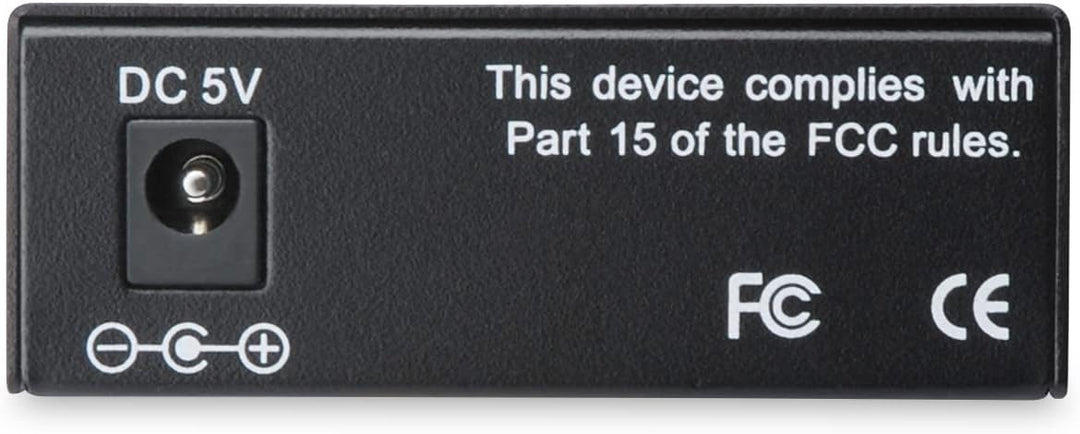 DIGITUS Medienkonverter - Multimode - Fast Ethernet - RJ45 / SC - 1310nm Wellenlänge - Bis 2km - Sch