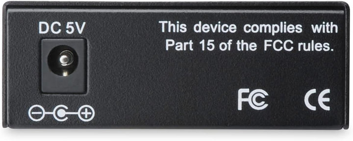 DIGITUS Medienkonverter - Multimode - Fast Ethernet - RJ45 / SC - 1310nm Wellenlänge - Bis 2km - Sch