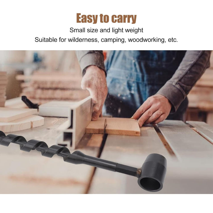 Garosa Bushcraft Handbohrerschlüssel, Bushcraft Werkzeug für Outdoor und Überlebenszwecke, Handbohre