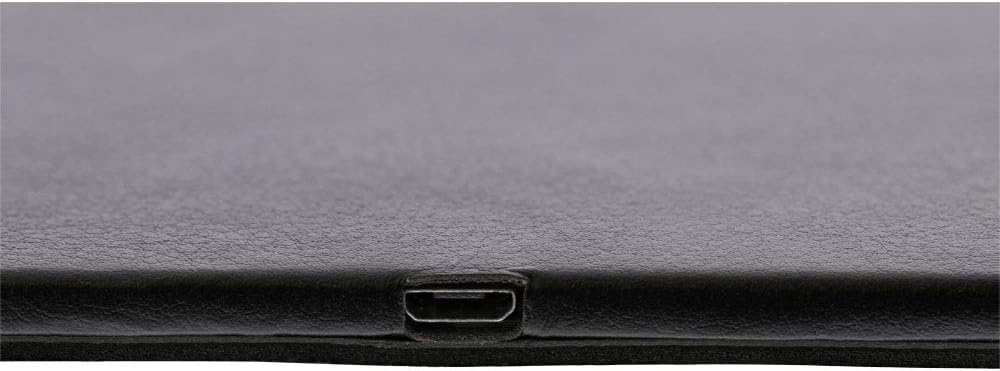 InLine® Maus-Pad, Wireless Charging (Qi), Kunstleder, 370x225x7mm, schwarz, schwarz