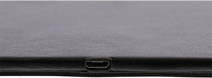 InLine® Maus-Pad, Wireless Charging (Qi), Kunstleder, 370x225x7mm, schwarz, schwarz