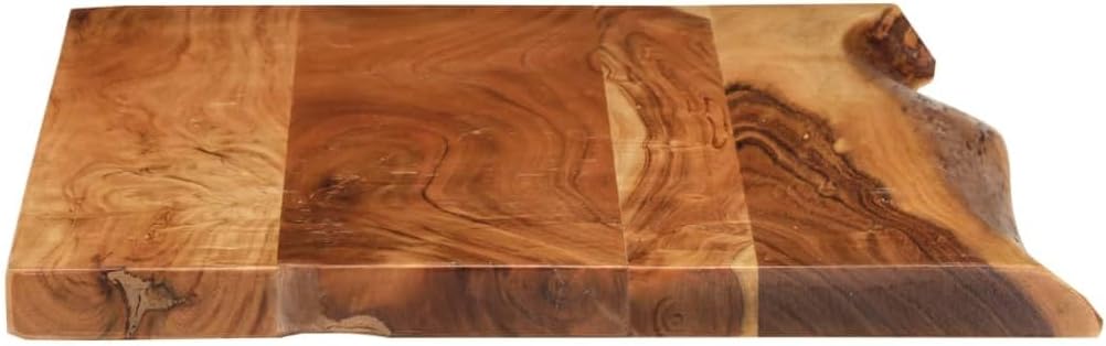 vidaXL Akazienholz Massiv Waschtischplatte Badezimmer Waschtisch Waschtischkonsole Platte Holzplatte