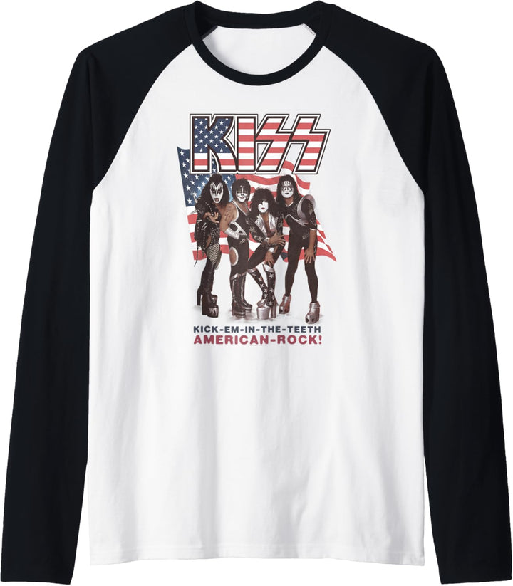 KISS - Kick Em In Die Zähne Raglan