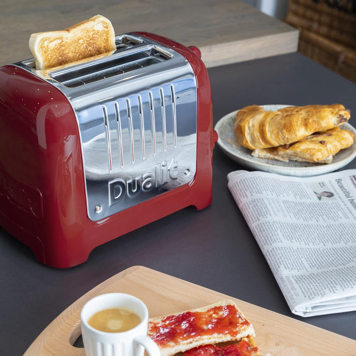 Dualit 26221 2 Scheiben Lite Toaster gloss, rot
