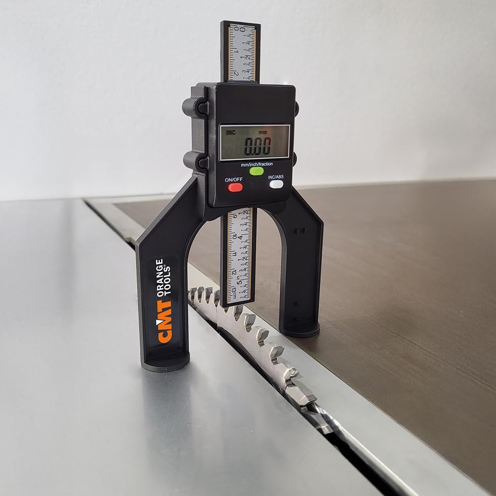 CMT dhg-001 Digitaler Messschieber-Werkzeug mit Tiefenanschlag 0 – 80 mm, schwarz
