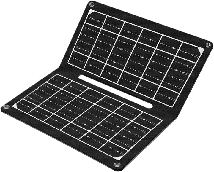 LogiLink PA0339 - faltbares/ausklappbares Solarpanel für Unterwegs mit max. Leistung von 7W, inkl. 1