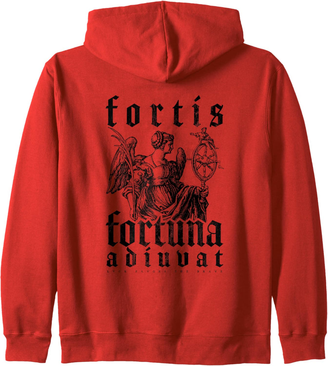 Latein Sprichwort Tapferkeit Glück Fortis Fortuna Adiuvat Kapuzenjacke