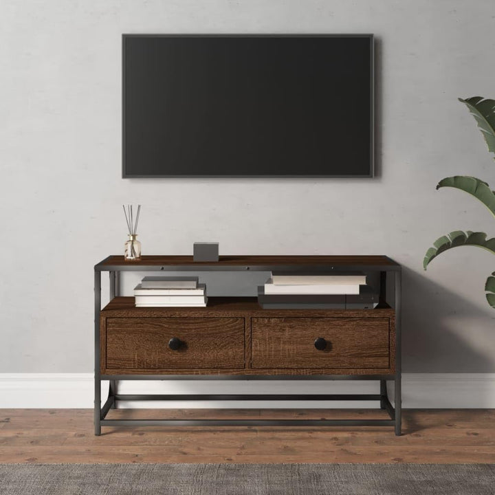 vidaXL TV Schrank, Fernsehschrank mit viel Stauraum, Lowboard für Fernseher Wohnzimmer, Fernsehtisch